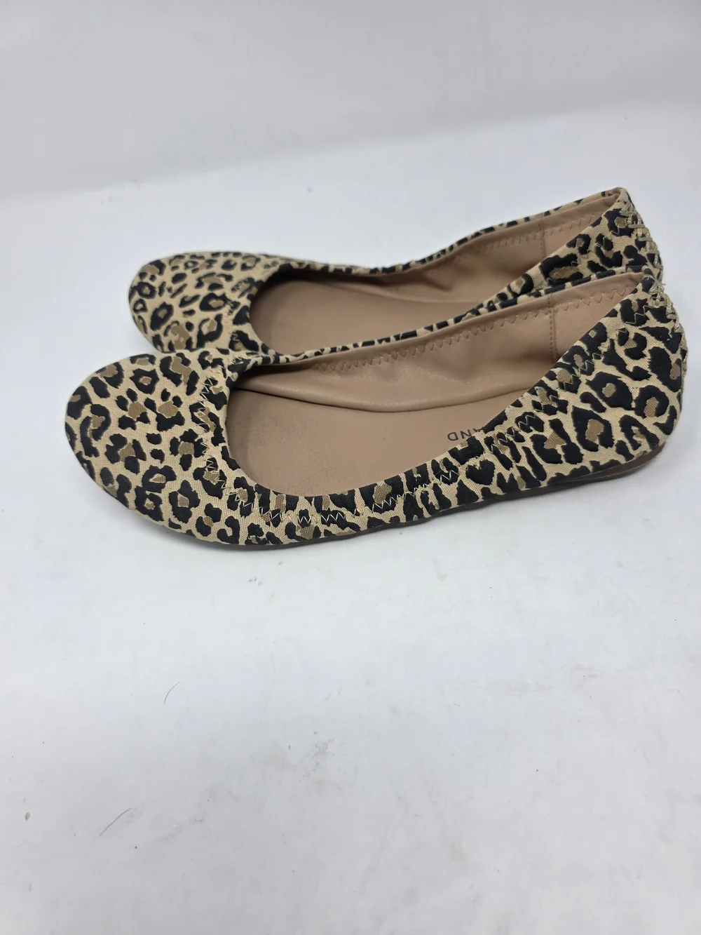 Lucky Brand Leopard Print Ballet Flats Women’s 9/40 Animal Print Slip On Shoe